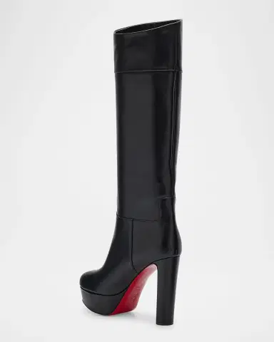 Christian Louboutin 130mm Loo Leather Knee Boots | Thumbnail 4 Christian Louboutin 130mm Loo Leather Knee Boots | Thumbnail 4