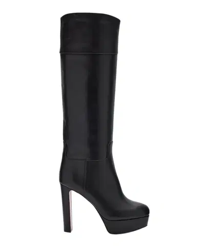 Christian Louboutin 130mm Loo Leather Knee Boots | Thumbnail 1 Christian Louboutin 130mm Loo Leather Knee Boots | Thumbnail 1
