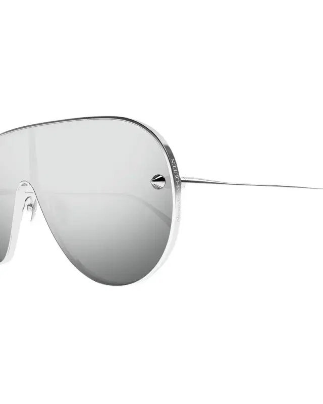 Logo-Print Aviator Sunglasses