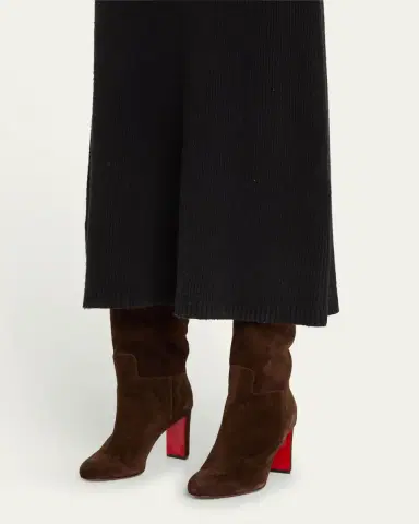 Christian Louboutin 85mm Loo Suede Knee Boots | Thumbnail 5