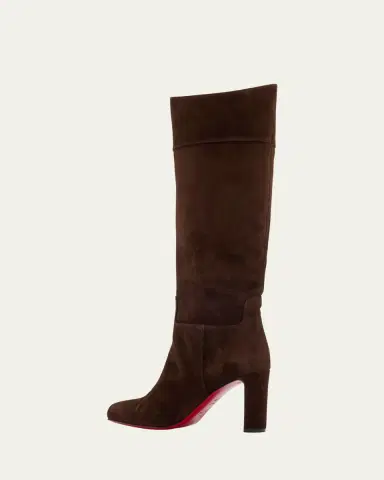 Christian Louboutin 85mm Loo Suede Knee Boots | Thumbnail 7