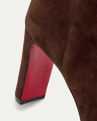 Christian Louboutin 85mm Loo Suede Knee Boots | Thumbnail 8