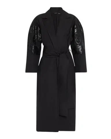 Natori Applique Tech Taffeta Trench Coat | Thumbnail 1