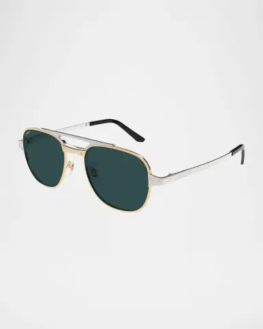 Cartier Men's CT0477SM Metal Aviator Sunglasses | Thumbnail 2 Cartier Men's CT0477SM Metal Aviator Sunglasses | Thumbnail 2