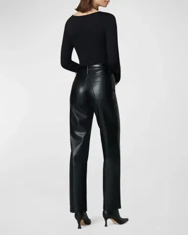 Joe's Jeans The Margot Vegan Leather Pants | Thumbnail 4