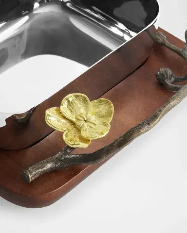 Michael Aram Gold Orchid Triple Dishes | Thumbnail 4