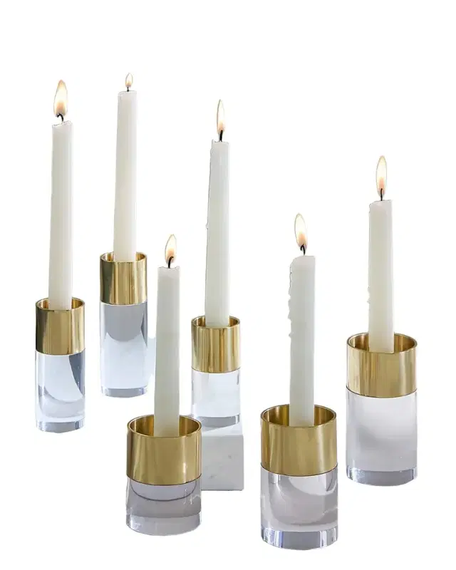 Jonathan Adler Jacques Candles Holders, Set of 6
