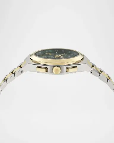 Ferragamo Vega Upper East Chrono Two-Tone Bracelet Watch, 42mm | Thumbnail 2 Ferragamo Vega Upper East Chrono Two-Tone Bracelet Watch, 42mm | Thumbnail 2