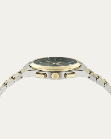 Ferragamo Vega Upper East Chrono Two-Tone Bracelet Watch, 42mm | Thumbnail 6 Ferragamo Vega Upper East Chrono Two-Tone Bracelet Watch, 42mm | Thumbnail 6