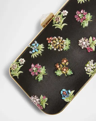 Valentino Garavani Carry Secrets Little Flower Satin Minaudiere | Thumbnail 5 Valentino Garavani Carry Secrets Little Flower Satin Minaudiere | Thumbnail 5