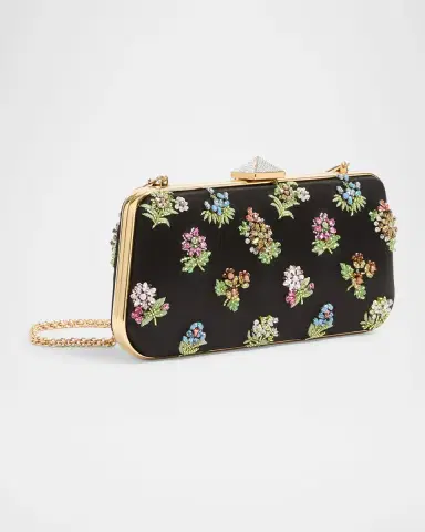 Valentino Garavani Carry Secrets Little Flower Satin Minaudiere | Thumbnail 7 Valentino Garavani Carry Secrets Little Flower Satin Minaudiere | Thumbnail 7