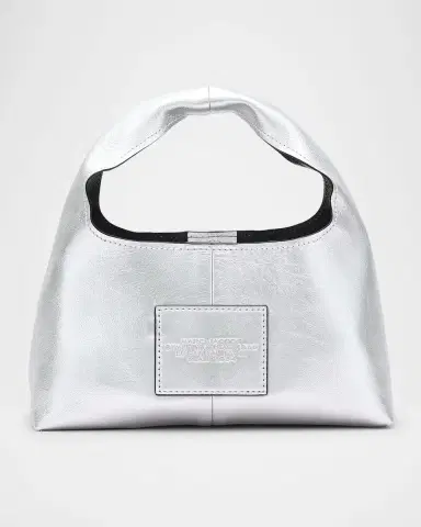 Marc Jacobs The Metallic Leather Mini Sack Bag | Thumbnail 4