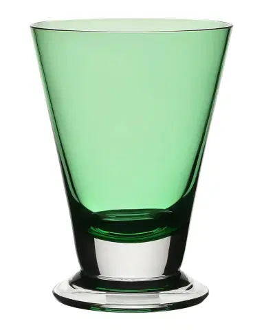 William Yeoward Crystal Fanny Old-Fashioned Glass, Green | Thumbnail 1