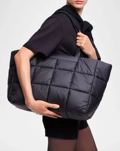 Vee Collective Porter Quilted Nylon East-West Tote Bag | Thumbnail 4 Vee Collective Porter Quilted Nylon East-West Tote Bag | Thumbnail 4