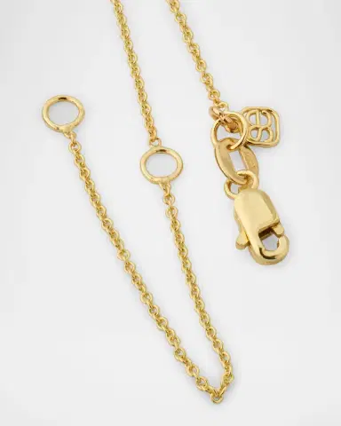Sydney Evan 14K Yellow Gold Tiny Baby Star of David Coin Charm Necklace with Diamond | Thumbnail 4