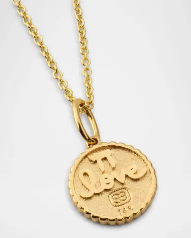 Sydney Evan 14K Yellow Gold Tiny Baby Star of David Coin Charm Necklace with Diamond | Thumbnail 5