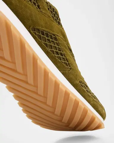 Bottega Veneta Orbit Suede Mesh Runner Sneakers | Thumbnail 3 Bottega Veneta Orbit Suede Mesh Runner Sneakers | Thumbnail 3