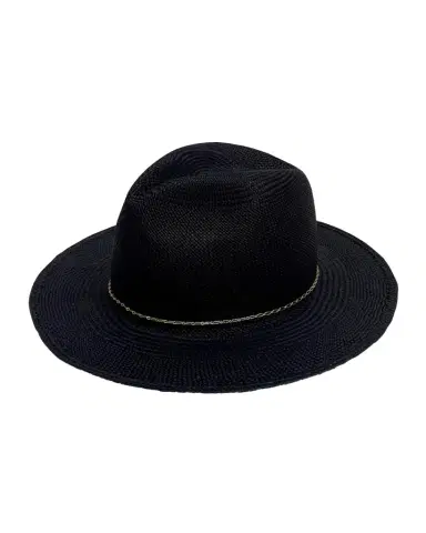 VAN PALMA Luisa Straw Hat With Chain | Thumbnail 1 VAN PALMA Luisa Straw Hat With Chain | Thumbnail 1