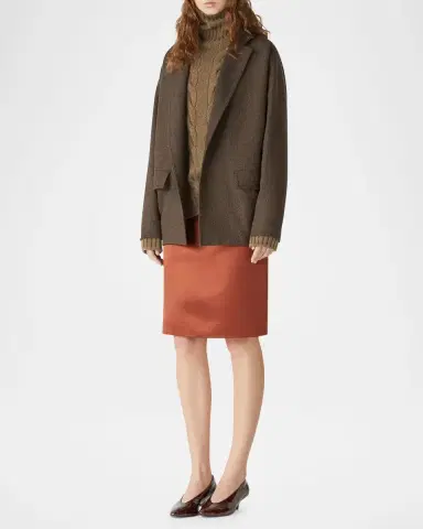 Loro Piana Napier Cable-Knit Cashmere Turtleneck Sweater | Thumbnail 2
