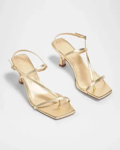 aeyde Elise Napa Leather Sandals | Thumbnail 3