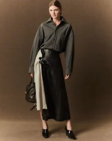 Bottega Veneta Wool-Blend Buttoned Shirt | Thumbnail 4