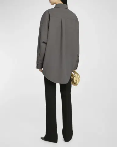 Bottega Veneta Wool-Blend Buttoned Shirt | Thumbnail 6