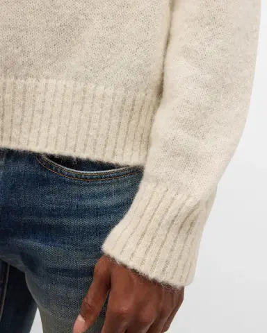Tom Ford Men's Wool Crewneck Sweater | Thumbnail 7 Tom Ford Men's Wool Crewneck Sweater | Thumbnail 7