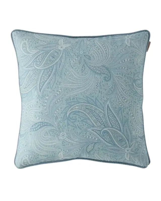 Calathea Embroidered Reversible Decorative Pillow, 18" x 19"