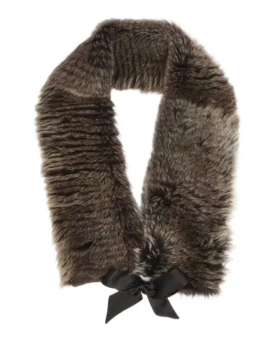Saint Laurent Lamb Fur & Cashmere Scarf | Thumbnail 1