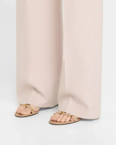 Valentino Garavani Rockstud Leather Caged Mule Sandals | Thumbnail 2 Valentino Garavani Rockstud Leather Caged Mule Sandals | Thumbnail 2