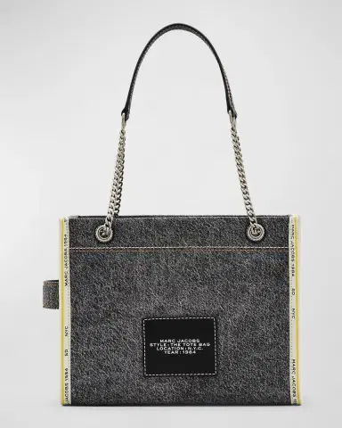 Marc Jacobs The Denim Chain Medium Tote Bag | Thumbnail 9 Marc Jacobs The Denim Chain Medium Tote Bag | Thumbnail 9