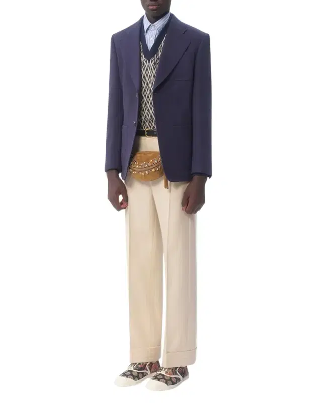 Men 's VLogo Gabardine Sport Coat
