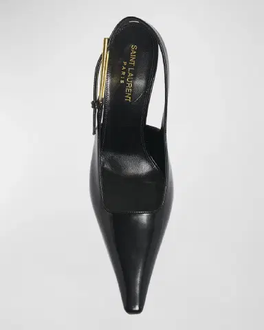 Saint Laurent Lee Slingback Buckle Pumps | Thumbnail 3 Saint Laurent Lee Slingback Buckle Pumps | Thumbnail 3