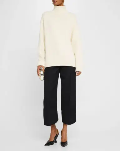 Bottega Veneta Turtleneck Textured Cashmere Sweater | Thumbnail 2