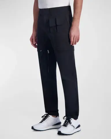 Karl Lagerfeld Paris Men's Stretch Nylon Cargo Pants | Thumbnail 2