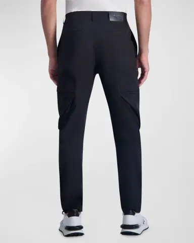 Karl Lagerfeld Paris Men's Stretch Nylon Cargo Pants | Thumbnail 3