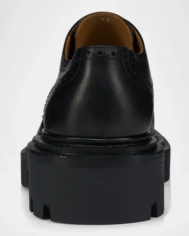 Christian Louboutin Men's College Wingtip Brogue Leather Derby Shoes | Thumbnail 2 Christian Louboutin Men's College Wingtip Brogue Leather Derby Shoes | Thumbnail 2