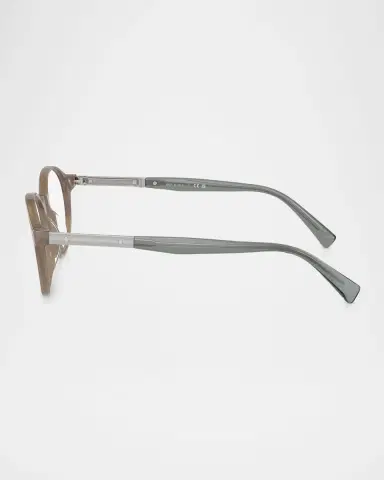 Brunello Cucinelli Acetate Oval Sunglasses, 50MM | Thumbnail 2