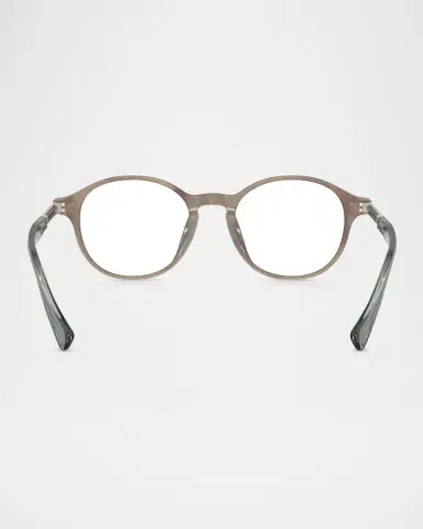 Brunello Cucinelli Acetate Oval Sunglasses, 50MM | Thumbnail 4