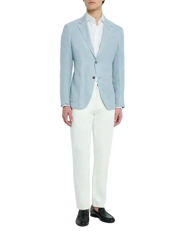 ZEGNA Men 's Slim Denim Five-Pocket Pants