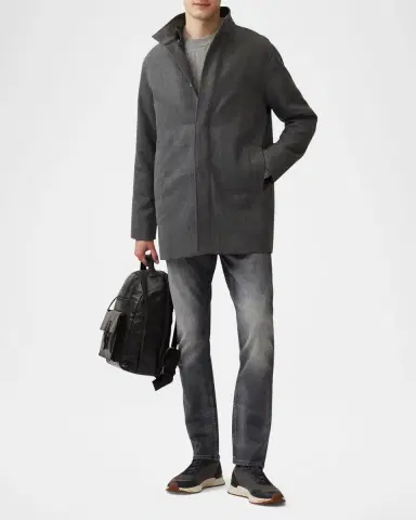 Rodd & Gunn Men's Mackford 2in1 Twill Quilted Vest Jacket | Thumbnail 2