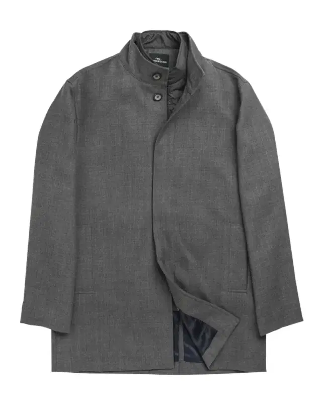 Men 's Mackford 2in1 Twill Quilted Vest Jacket