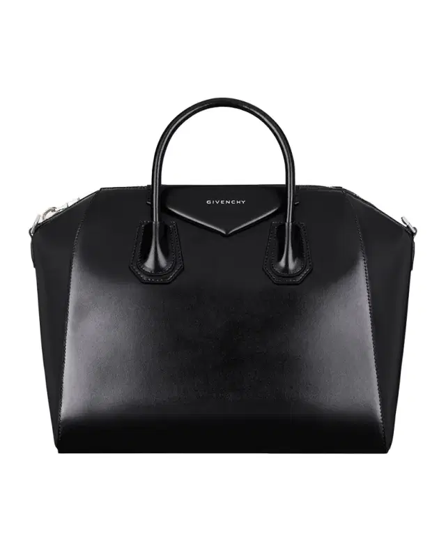 Antigona Medium Top-Handle Bag in Box Leather