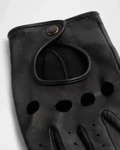 Valentino Garavani VLOGO Signature Leather Fingerless Gloves | Thumbnail 4 Valentino Garavani VLOGO Signature Leather Fingerless Gloves | Thumbnail 4