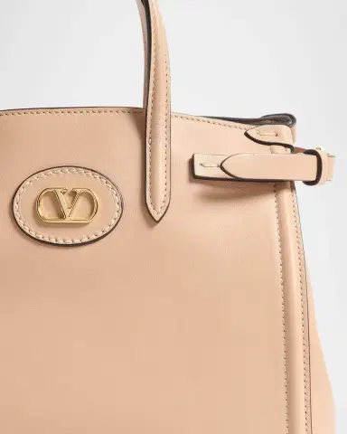 Valentino Garavani Antibes Small Leather Tote Bag | Thumbnail 4 Valentino Garavani Antibes Small Leather Tote Bag | Thumbnail 4