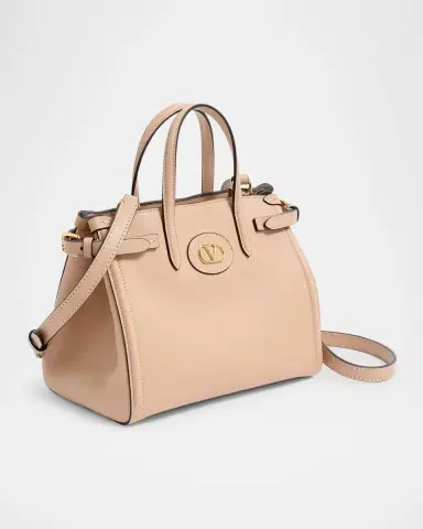 Valentino Garavani Antibes Small Leather Tote Bag | Thumbnail 5 Valentino Garavani Antibes Small Leather Tote Bag | Thumbnail 5