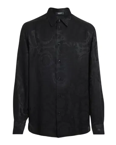 Versace Men's Barocco Jacquard Dress Shirt | Thumbnail 1