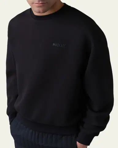 Mackage Men's Julian Jersey Crewneck Sweater | Thumbnail 5
