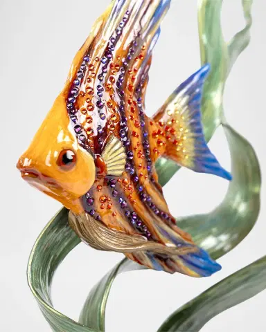 Jay Strongwater Simone & Jacques Swimming Angel Fish | Thumbnail 3 Jay Strongwater Simone & Jacques Swimming Angel Fish | Thumbnail 3