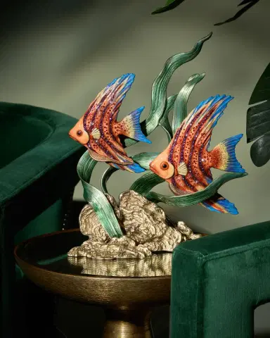 Jay Strongwater Simone & Jacques Swimming Angel Fish | Thumbnail 4 Jay Strongwater Simone & Jacques Swimming Angel Fish | Thumbnail 4